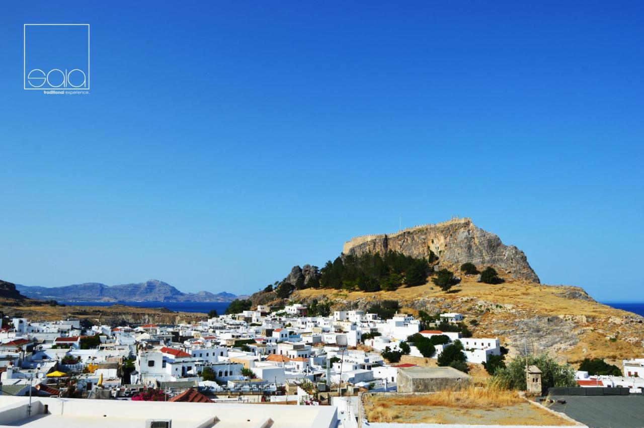 Apartamento Sala Traditional Experience. Lindos Exterior foto